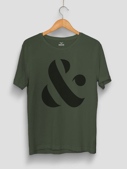 Minimalist Green Color T-Shirt