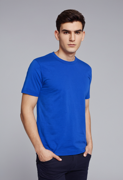 blue Plain T-Shirt