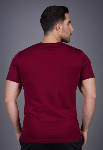 Maroon Plain T-Shirt