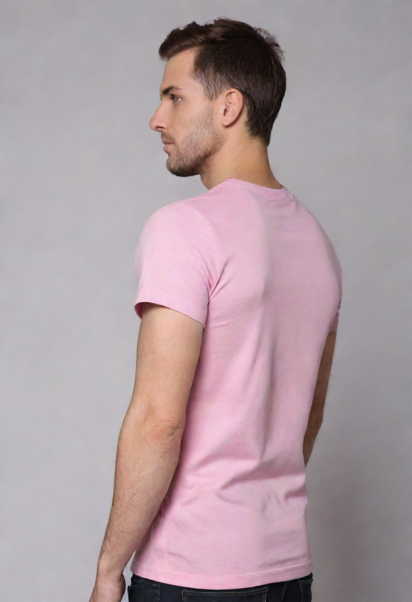 Pink Plain T-Shirt