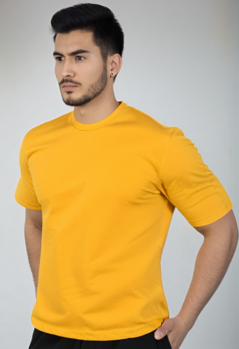 Yellow Plain T-Shirt