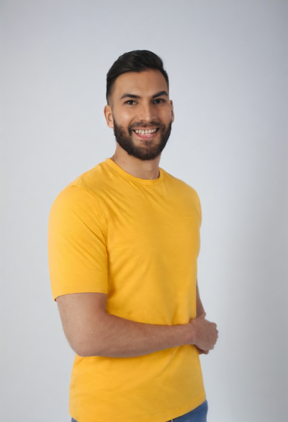 Yellow Plain T-Shirt